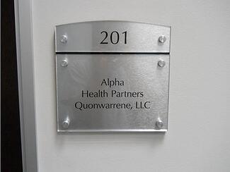 Tenant improvement suite signs for property managers nationwide