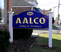 carved and gilded sign