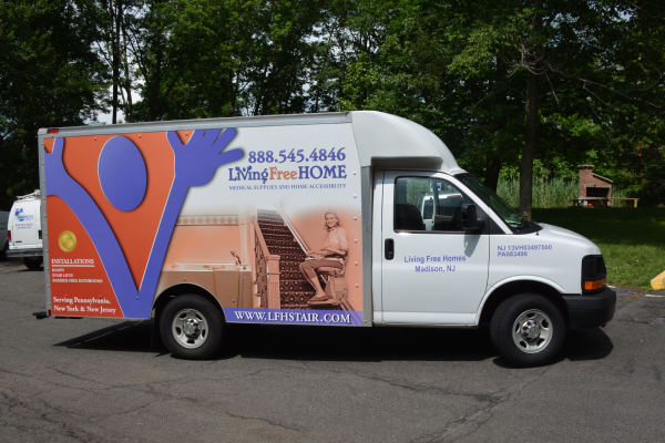Home health care vehicle wraps Northern NJ