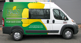 Outdoor advertising with vehicle graphcis in North Jersey