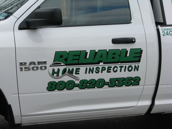 How is truck lettering made and installed