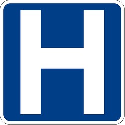 Hospital sign