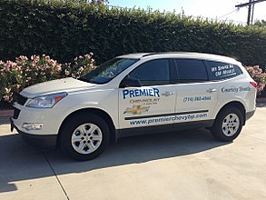 Vehicle graphics for courtesy shuttles North Jersey