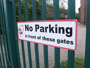 North Jersey Parking Lot Signs