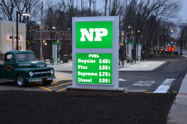 Gas Station Monument Signs with Gas Prices North Jersey