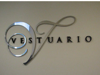 Mixed material lobby signs North Jersey