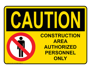 Construction Safety Signs North Jersey