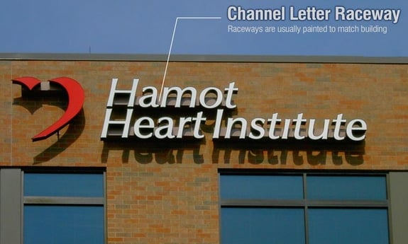 What Are Raceway Mounted Channel Letters