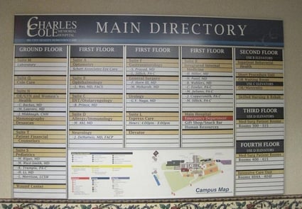 Building Directory Signs for Property Managers in North Jersey