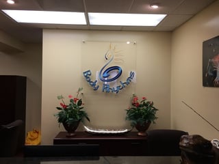 Clear Acrylic Lobby Panel Signs in North Jersey