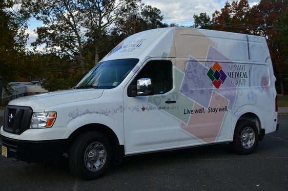 Shuttle van wraps North Jersey