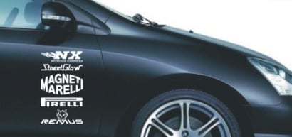 Sponsorship vinyl decals North Jersey
