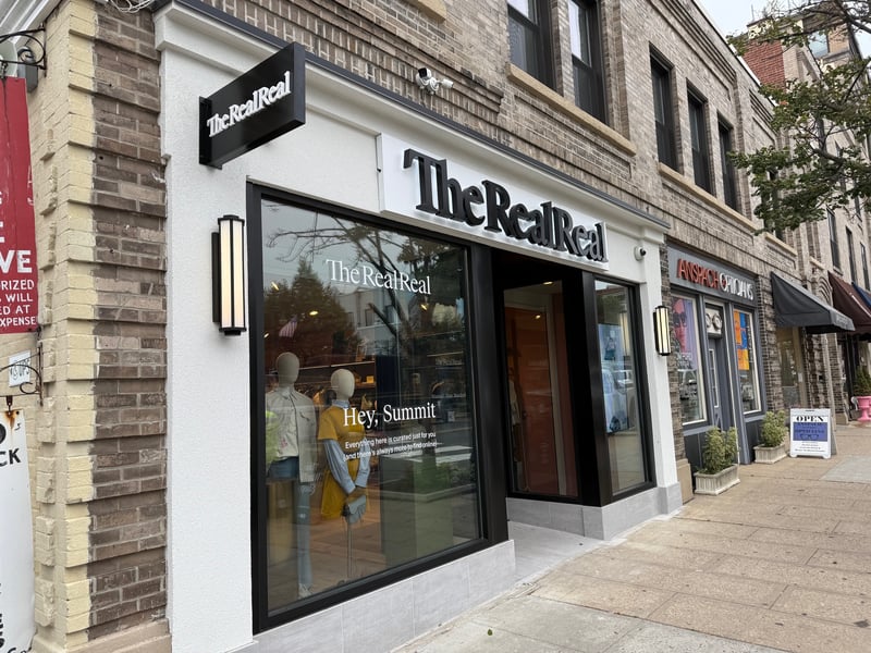 The RealReal Blade Sign