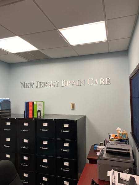 Brushed Aluminum Letter Lobby Sign Summit NJ