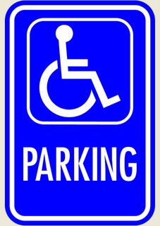 Handicap parking lot signs for facility managers in North Jersey